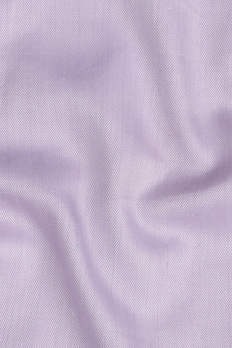 Egyptian Lilac Herringbone Shirt