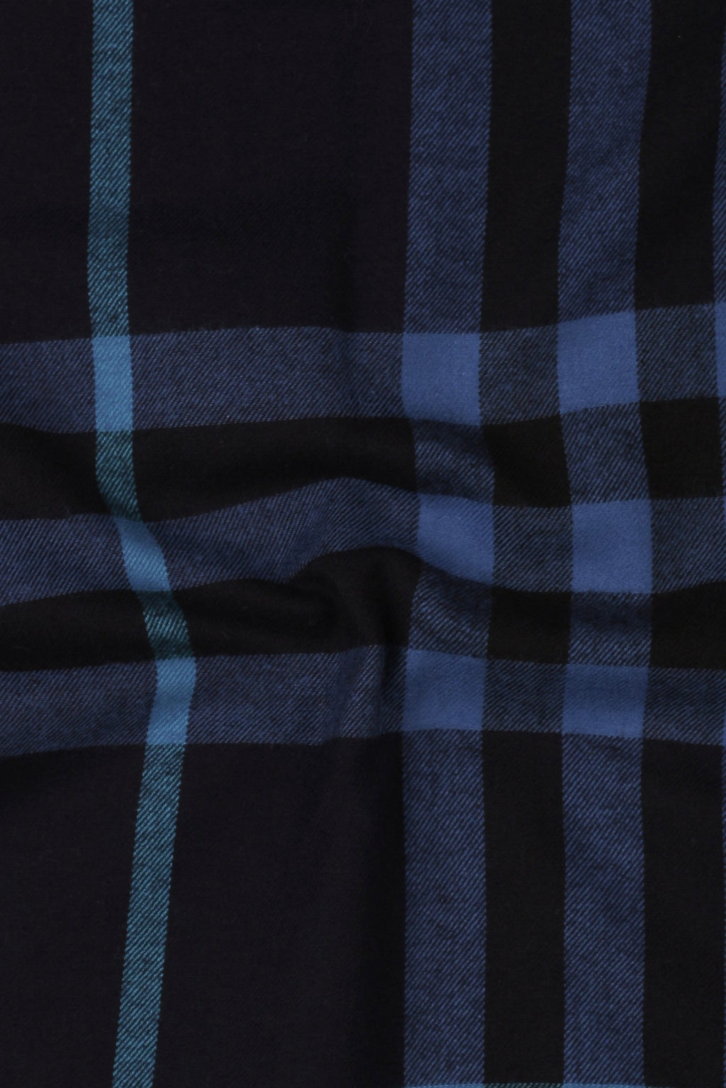 Dual Blue Plaid Winter Flannel Shirt
