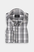 Soft Black & White Tartan Shirt