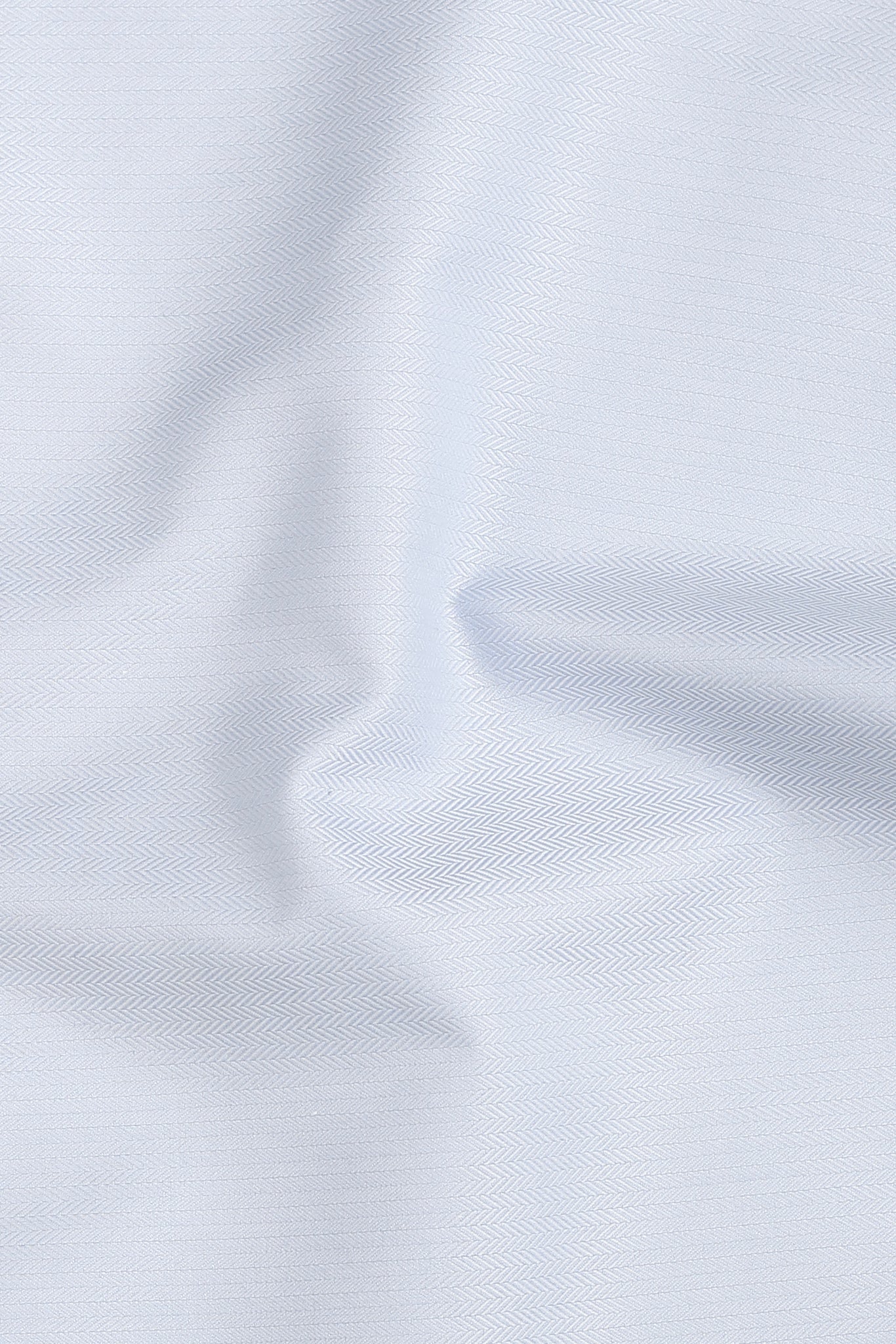 Sky Blue Egyptian Herringbone Pin Collar Shirt