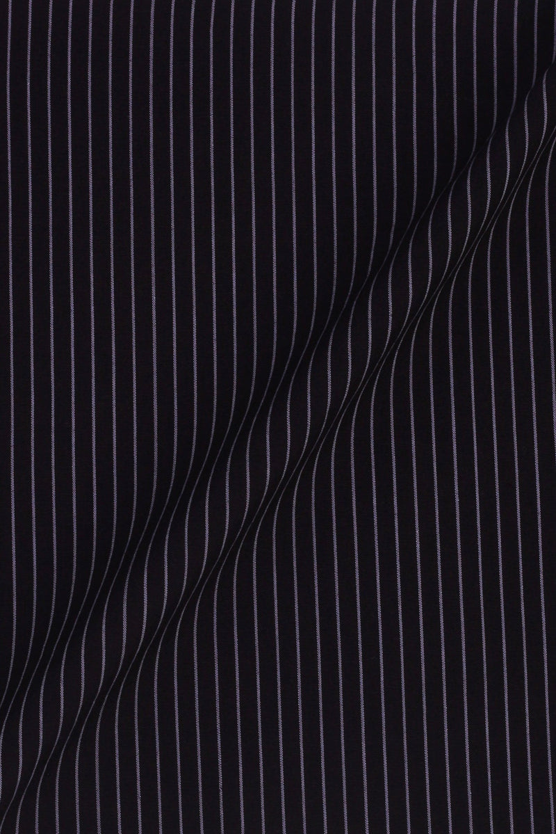 Indigo Chalk Striped Shirt