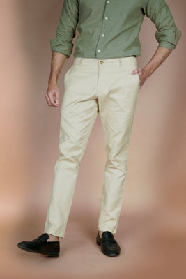 Crisp Lime Irish Linen Trousers - Foberry USA