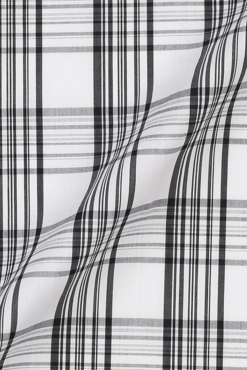 Soft Black & White Tartan