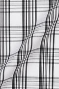 Soft Black & White Tartan
