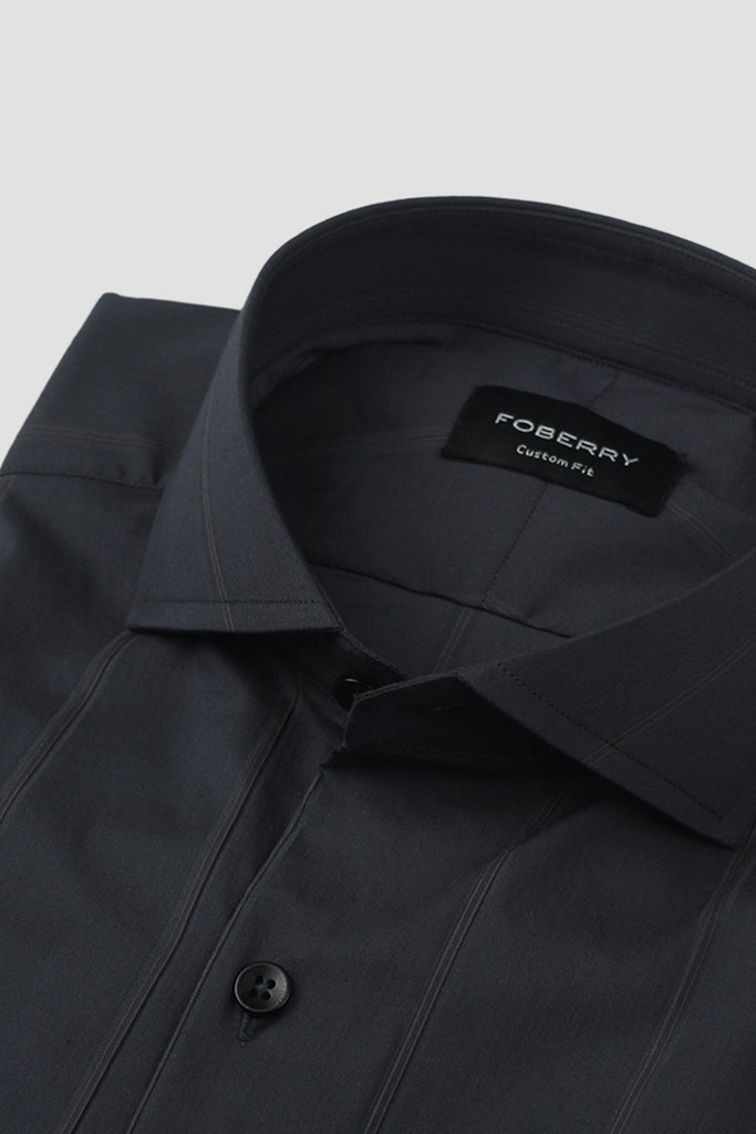 Persian Blue Dual Striped Shirt