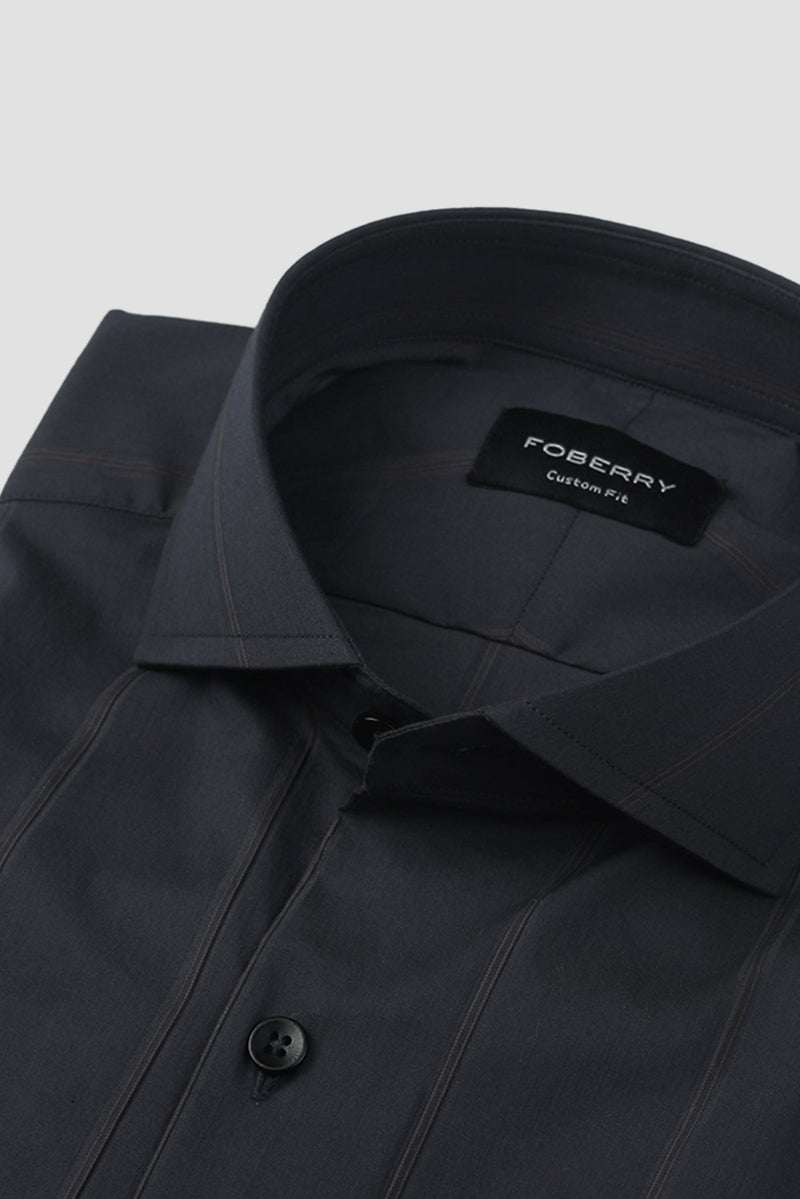 Persian Blue Dual Striped Shirt
