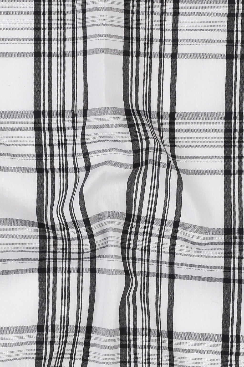Soft Black & White Tartan