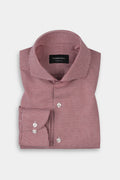 Soft Maroon Houndstooth Shirt