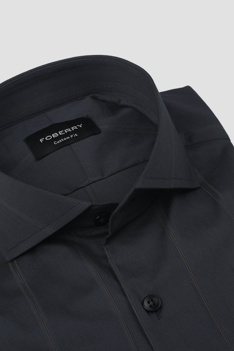 Persian Blue Dual Striped Shirt