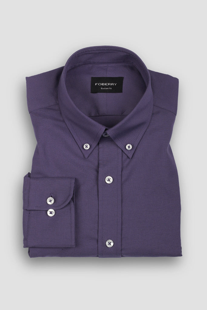 Light Mauve Oxford Shirt | Premium Ready To Wear Men Shirt