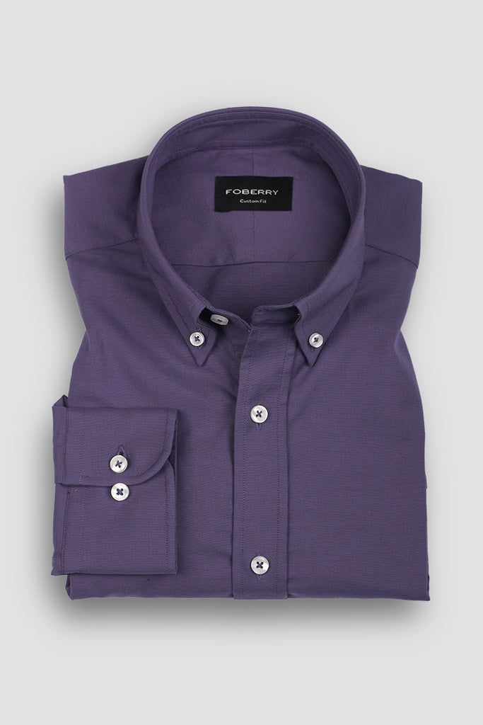 Light Mauve Oxford Shirt