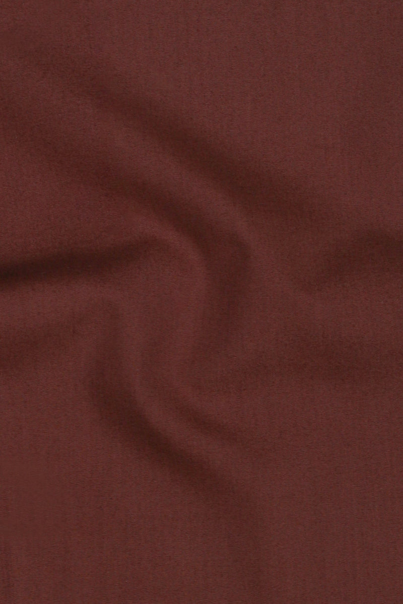 Brown Egyptian Poplin Shirt