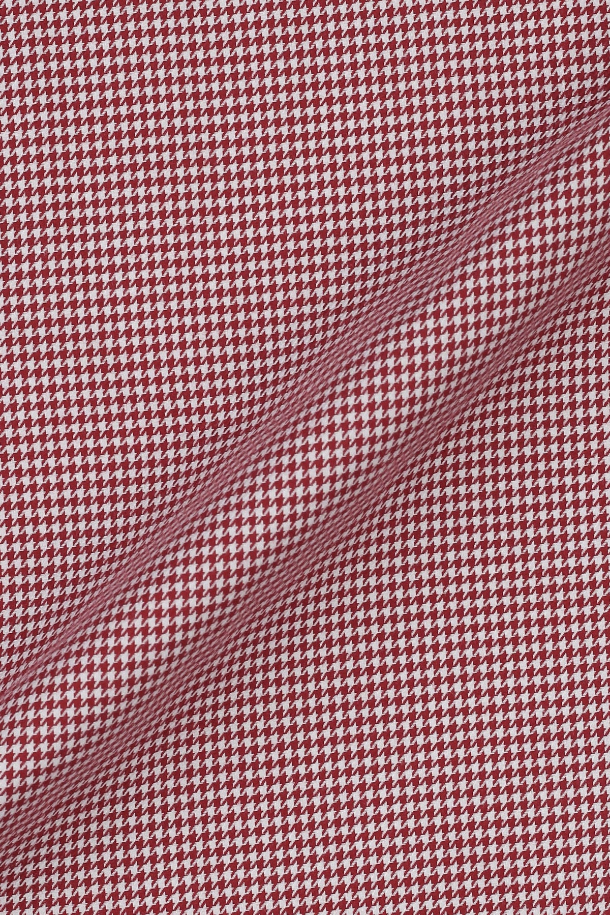 Soft Maroon Houndstooth Shirt