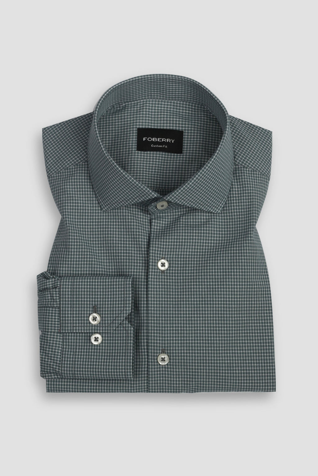 Cobalt Green Plaid Shirt