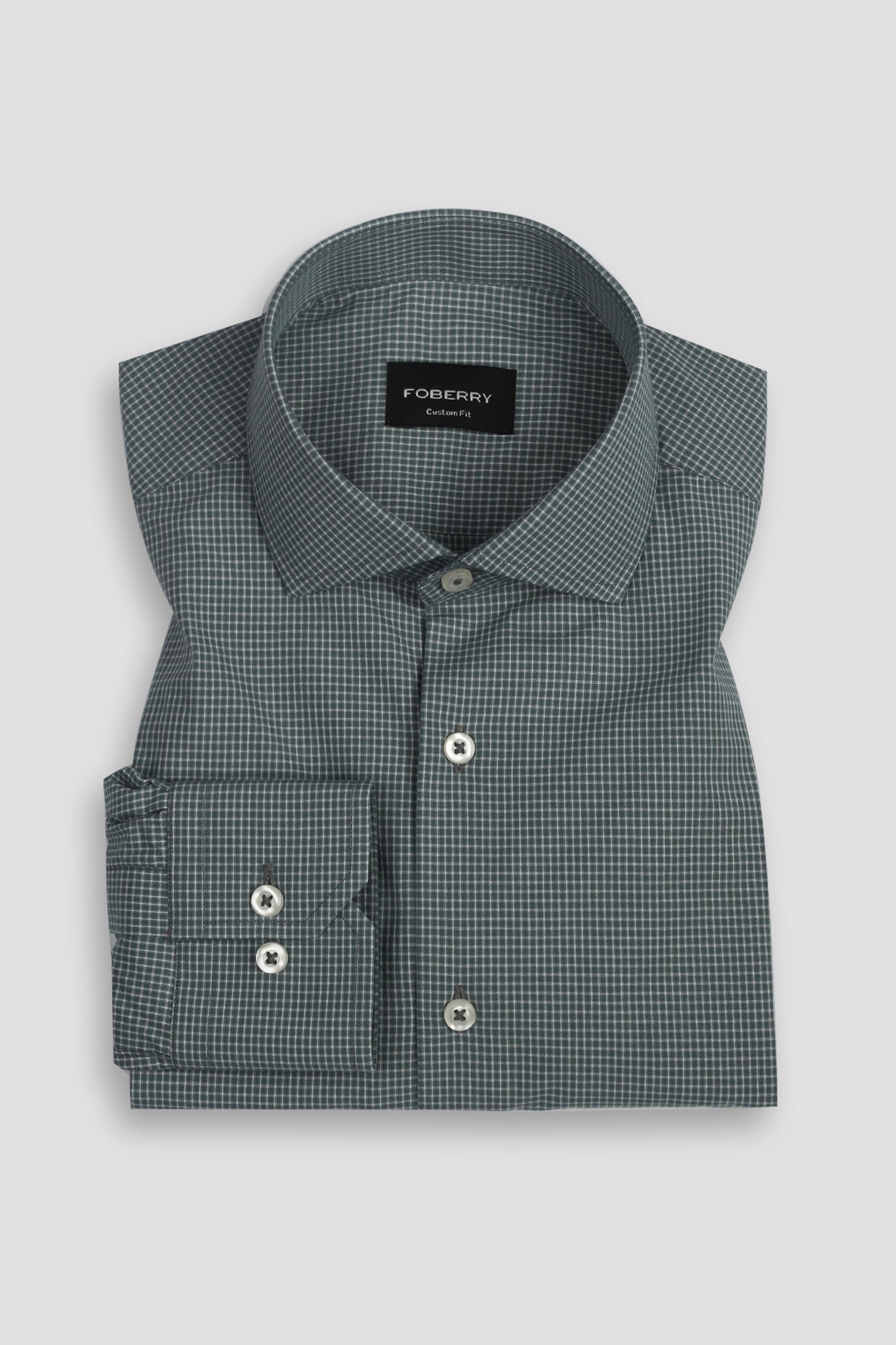 Cobalt Green Plaid Shirt