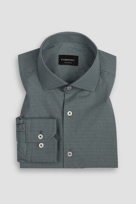 Cobalt Green Plaid Shirt