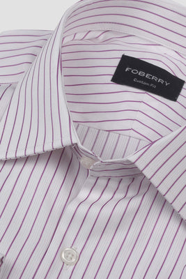 Magenta Stripe Egyptian Shirt
