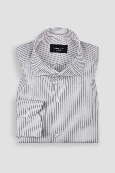 Black Egyptian Pinstripe Shirt
