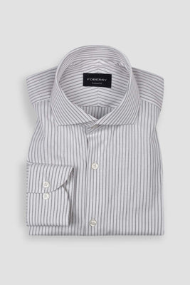 Black Egyptian Pinstripe Shirt