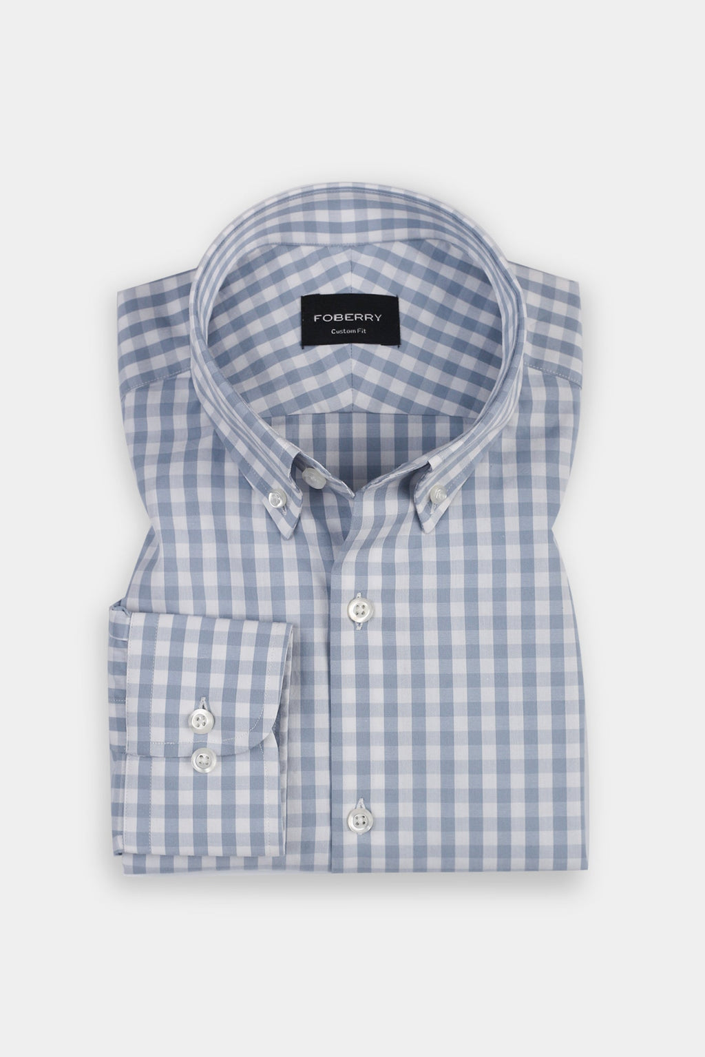 Sky Blue Buffalo Check Shirt