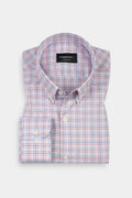 Bue & Red Tartan Egyptian Shirt