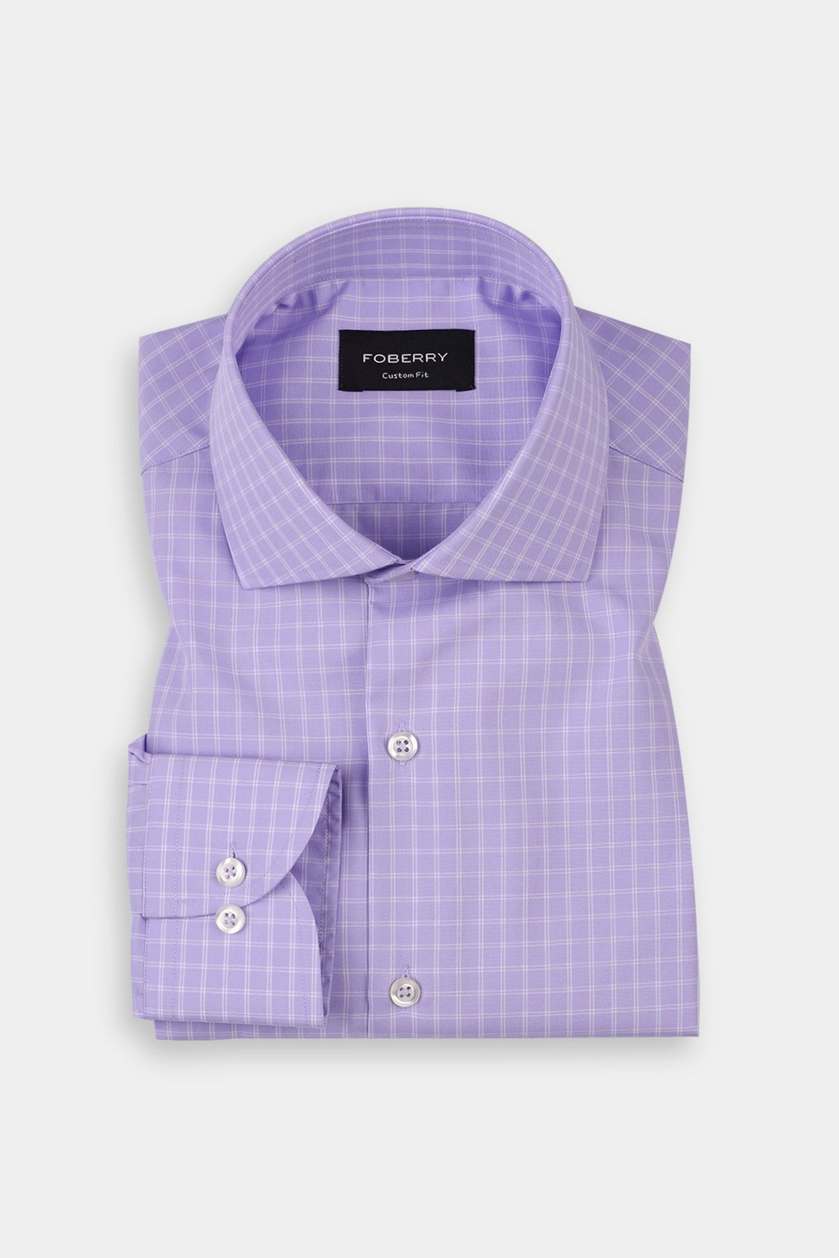 Lilac Grid Shirt