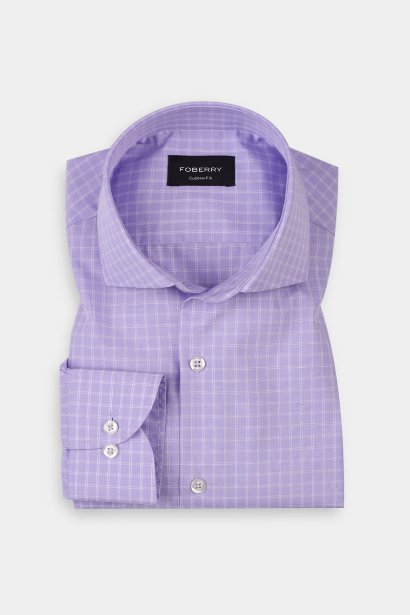 Lilac Grid Shirt