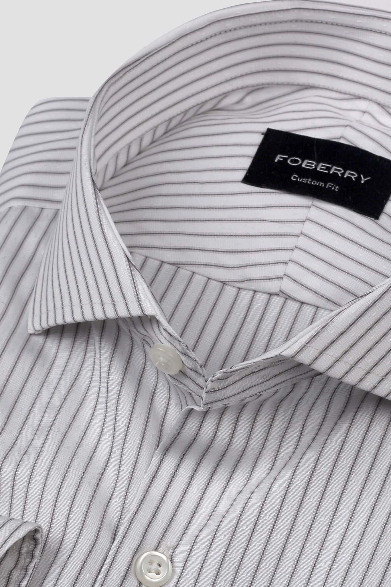 Black Egyptian Pinstripe Shirt