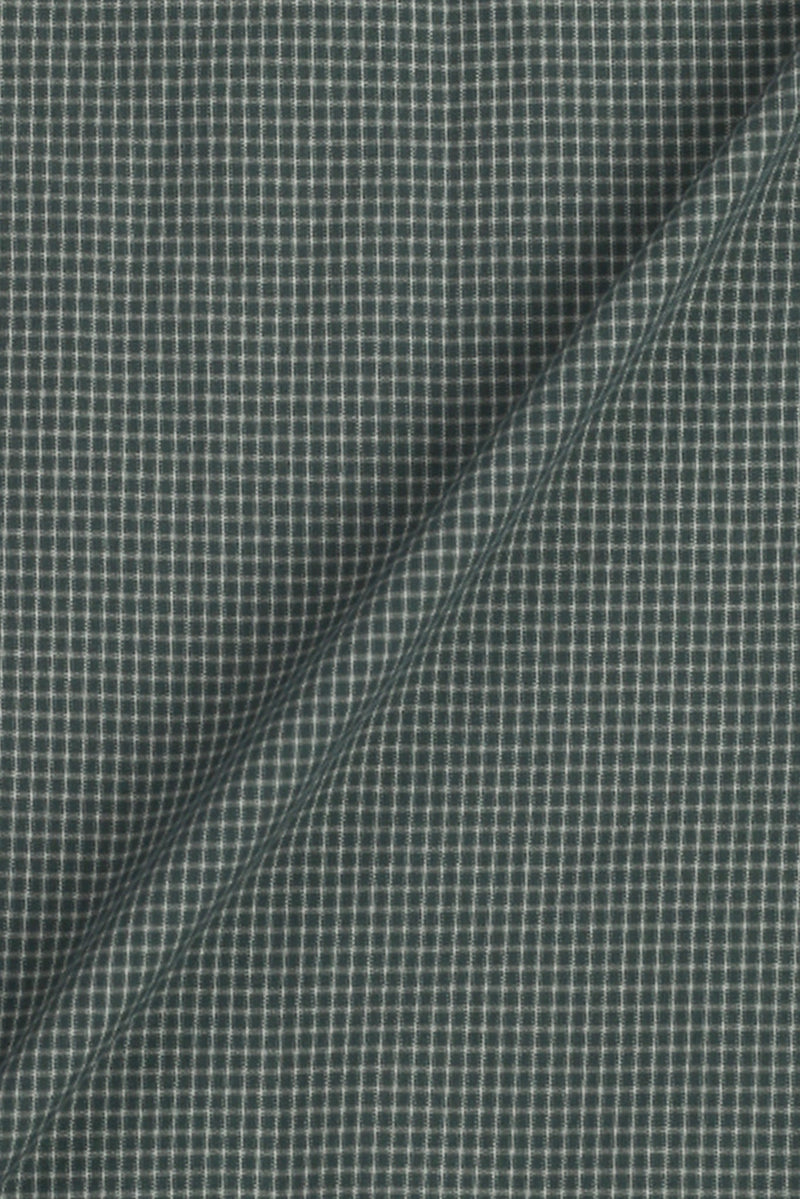 Cobalt Green Plaid Shirt