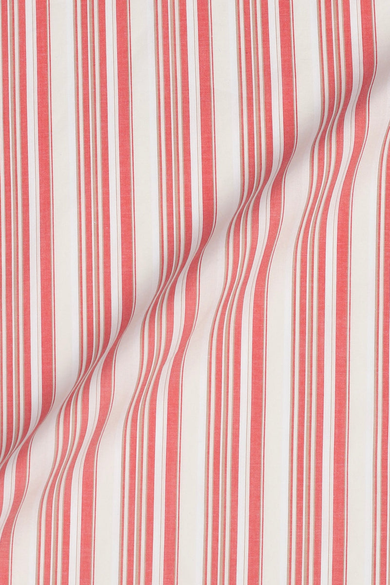 Fuchsia Barcode Striped Shirt