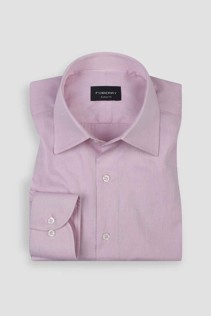 Lilac Diamond Patterned Shirt