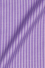 Load image into Gallery viewer, Purple Egyptian Twill Striped