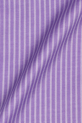 Purple Egyptian Twill Striped