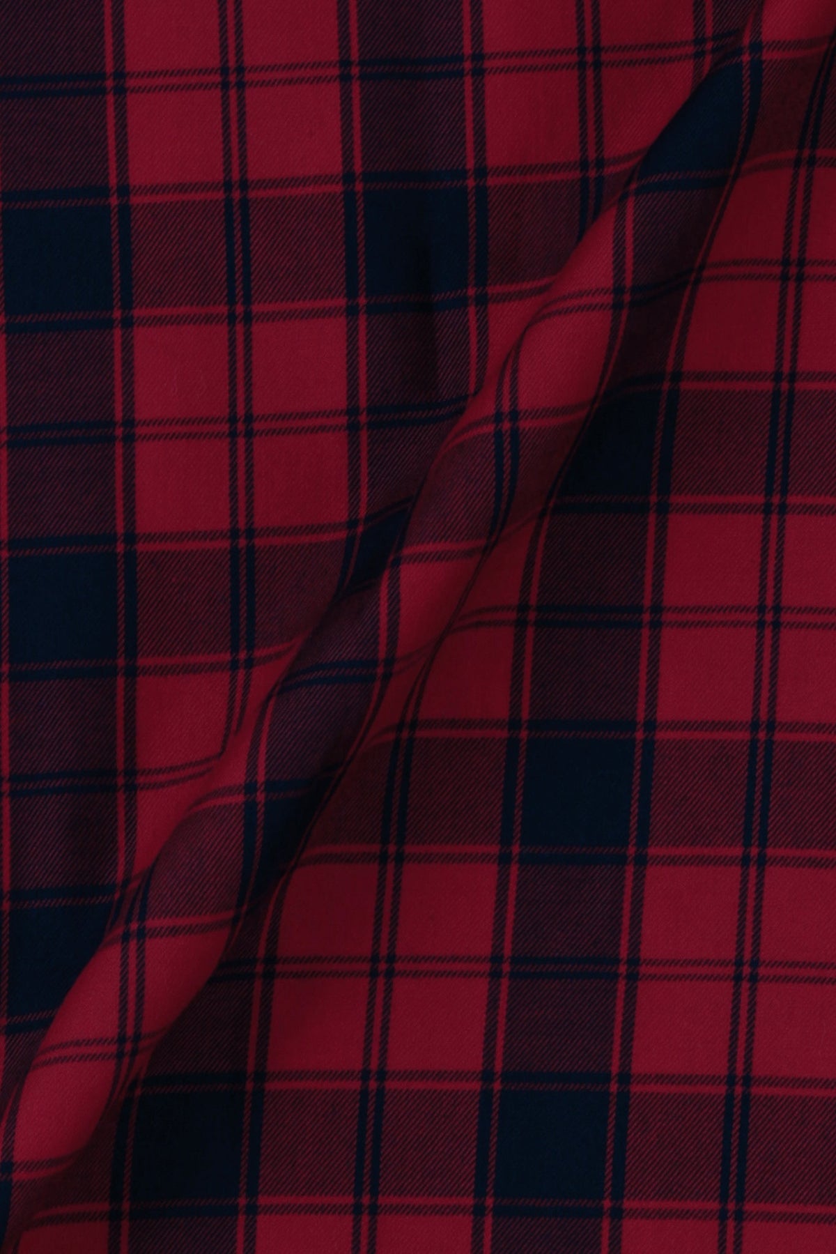 Soft Maroon Red Tartan Winter Flannel