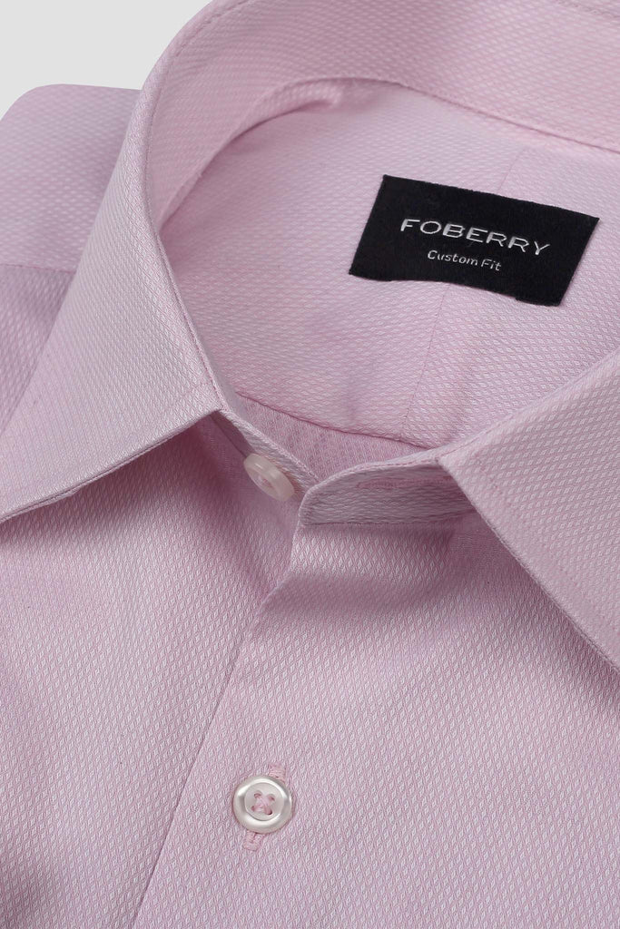 Lilac Diamond Patterned Shirt