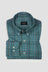 Teal Green Plaid Shirt