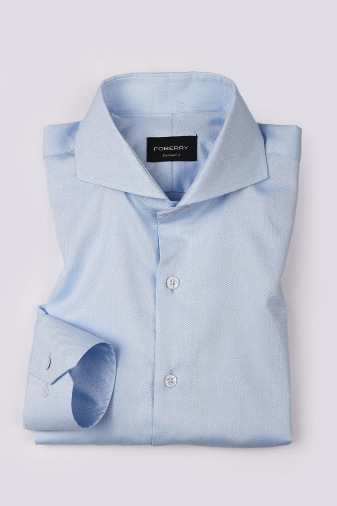 Sky Blue Royal Oxford Shirt - Foberry USA