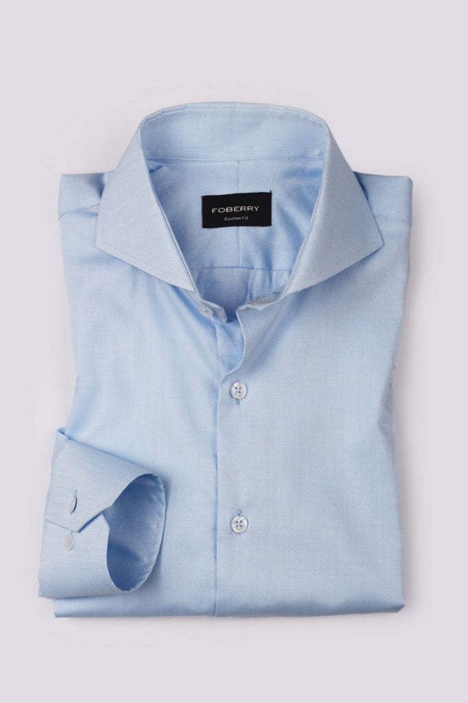 Sky Blue Royal Oxford Shirt - Foberry USA