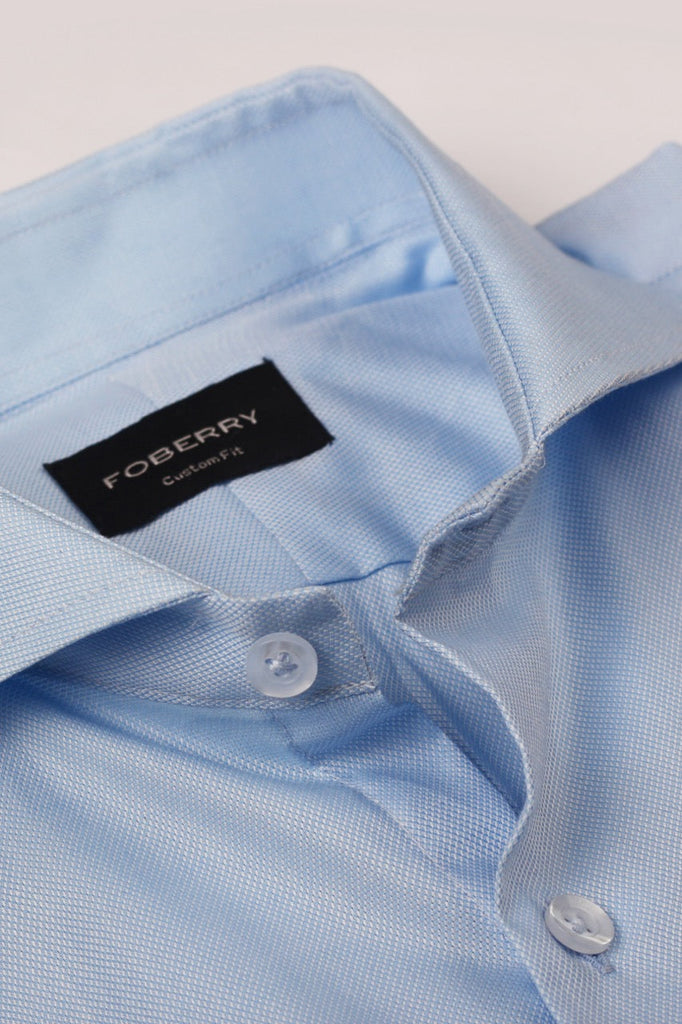 Sky Blue Royal Oxford Shirt - Foberry USA