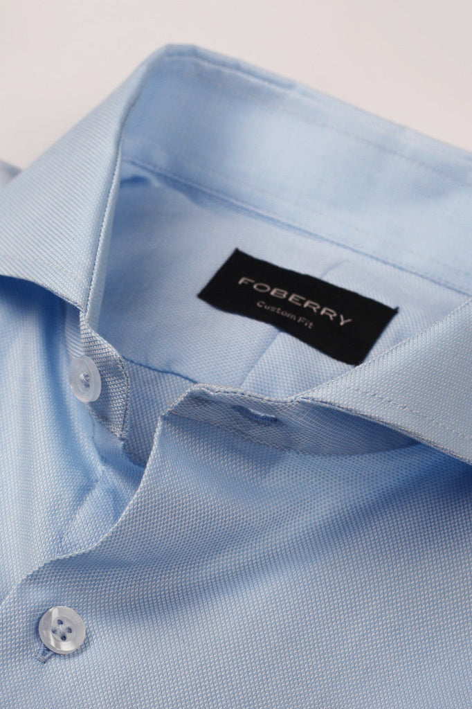 Sky Blue Royal Oxford Shirt - Foberry USA