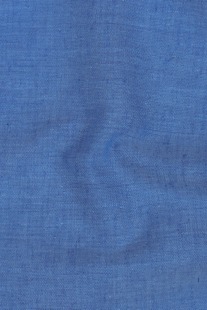 Azure Blue Cotton Linen