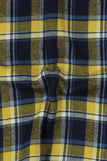 Aegon Blue Yellow Madras Winter Flannel