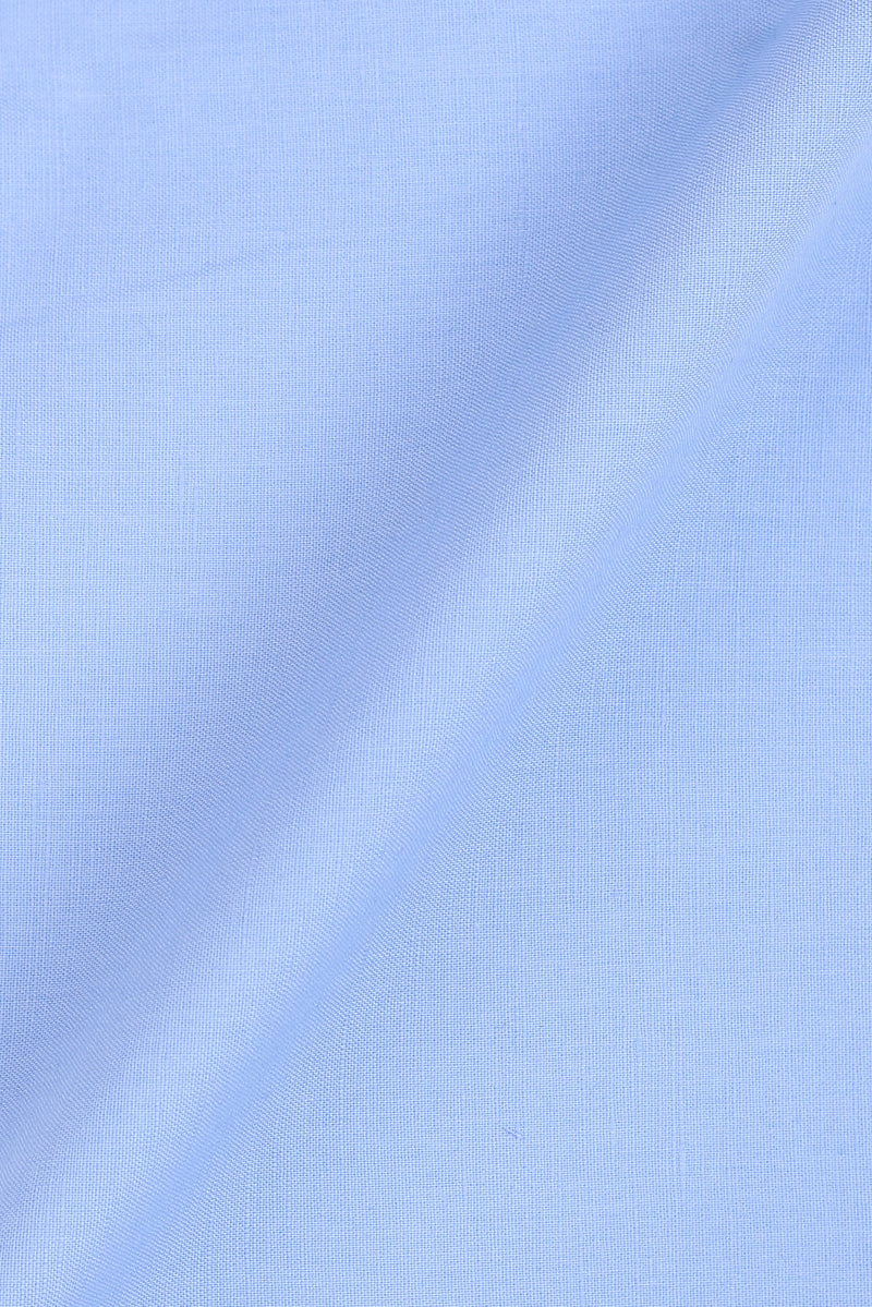 Cornflower Blue Linen Shirt