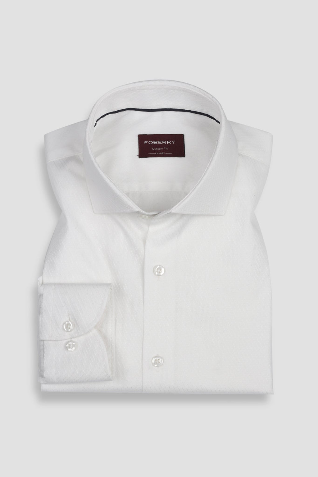 White Egyptian Diamond Patterned Shirt