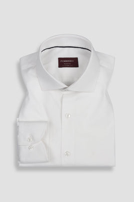 White Egyptian Diamond Patterned Shirt