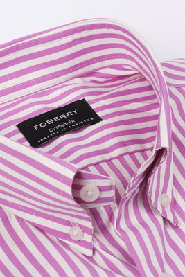 Megenta Stripes Shirt - Foberry USA
