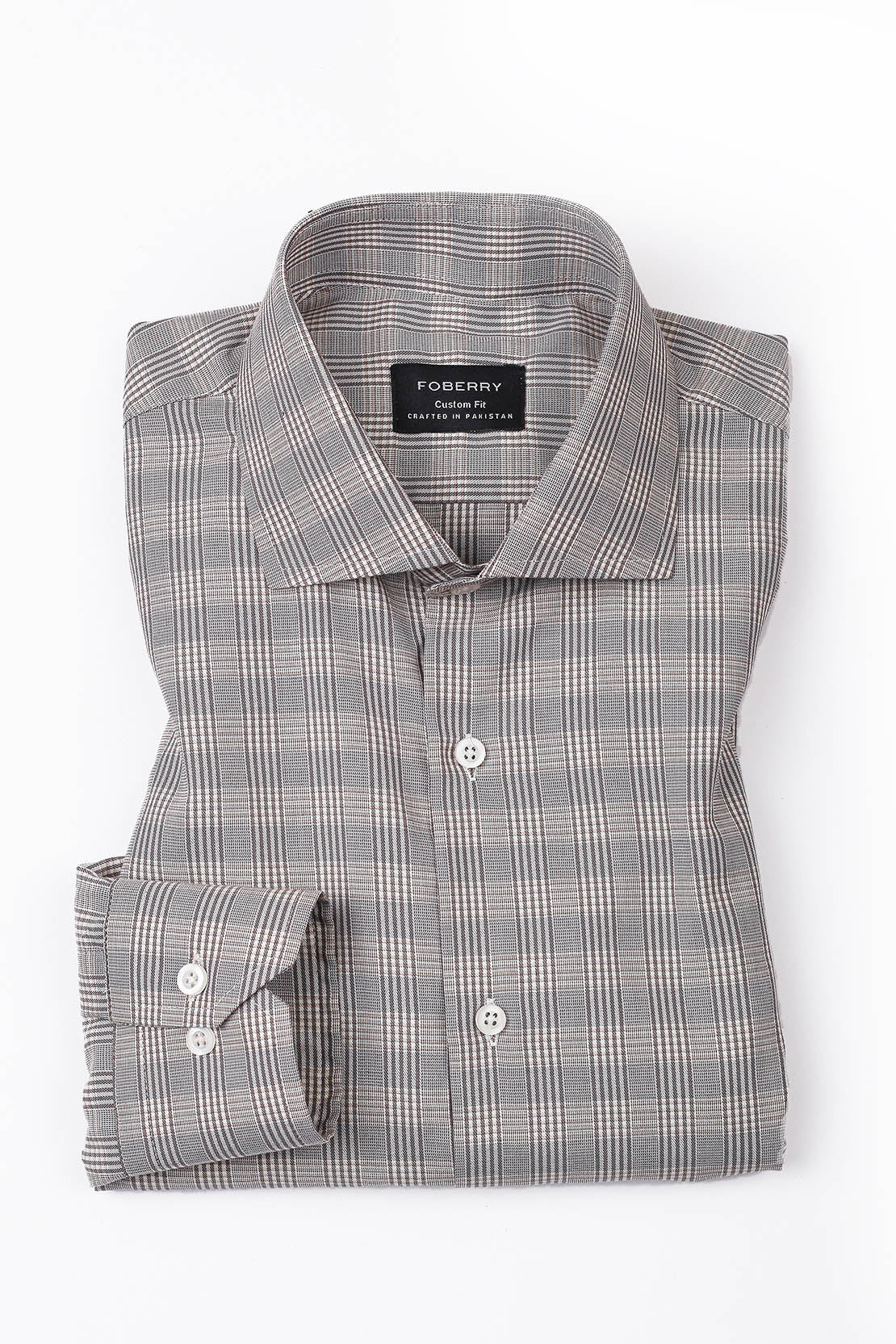 Hazal Wood Tartan Shirt - Foberry USA