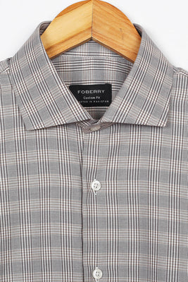 Hazal Wood Tartan Shirt - Foberry USA
