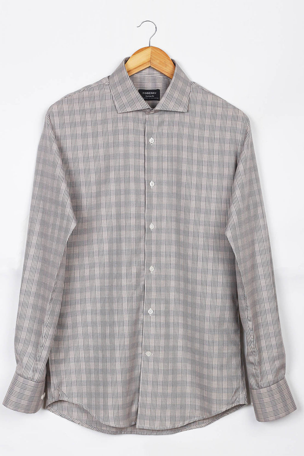 Hazal Wood Tartan Shirt - Foberry USA