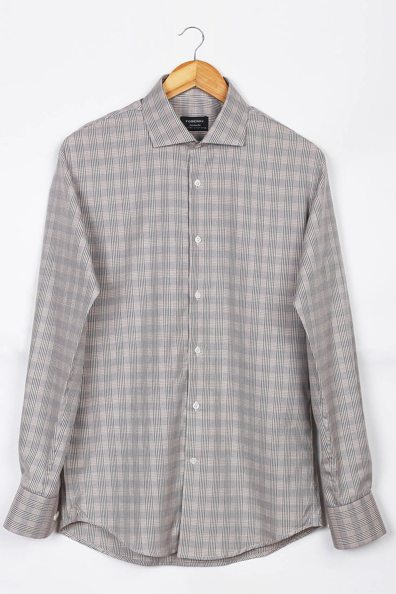 Hazal Wood Tartan Shirt - Foberry USA